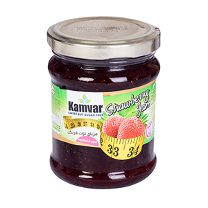 مربا توت فرنگی کامور(بدون شکر)