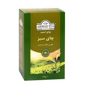 چای سبز خالص احمد 100 گرمی