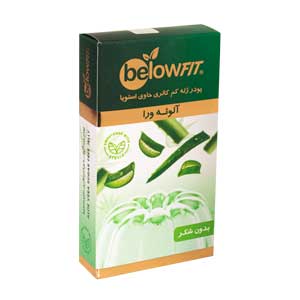 پودر ژله رژیمی حاوی استویا با طعم آلوئه ورا بیلوفیت 25 گرمی