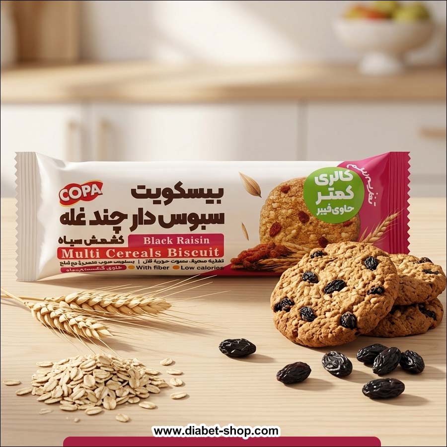Copa Multigrain Whole Grain Biscuits with Black Raisins