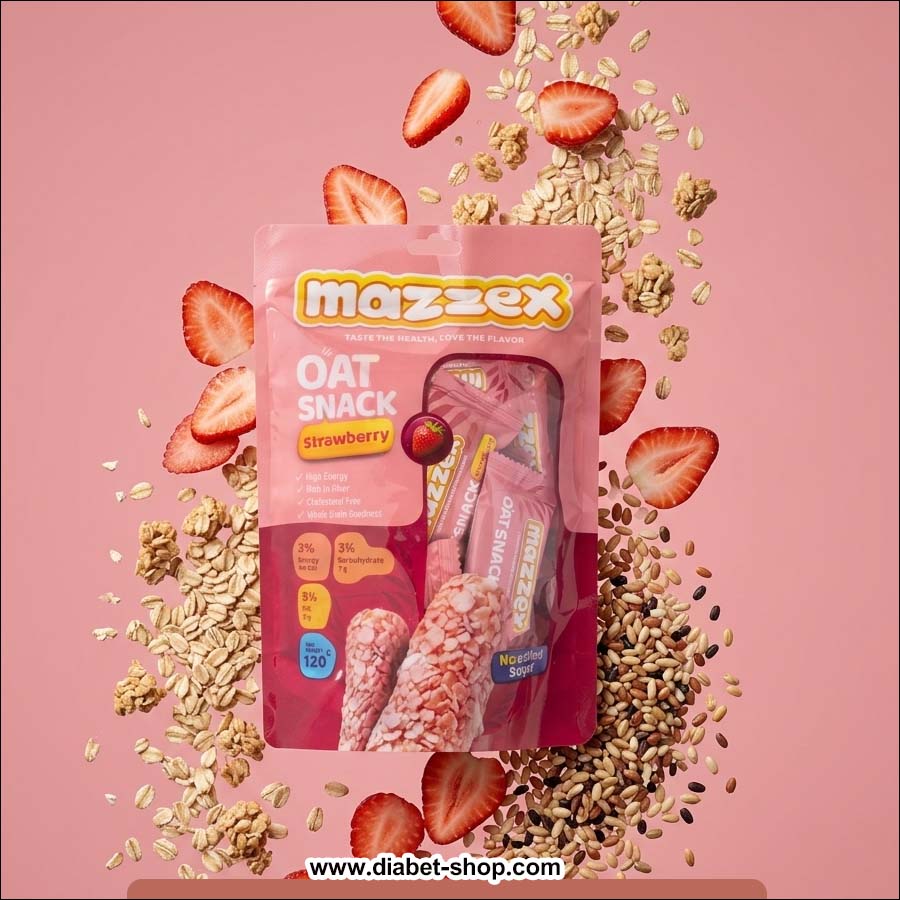 Mazzex Strawberry Flavored Oatmeal Diet Bar Cereal2