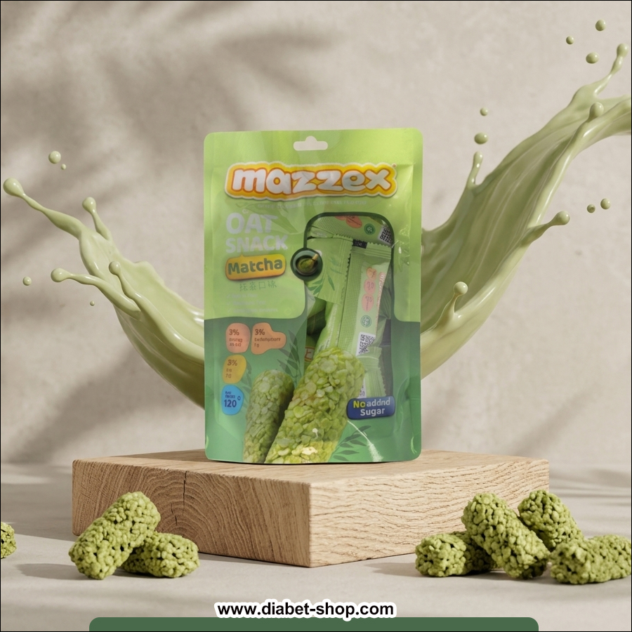 Oatmeal Diet Bar Cereal with Matcha Flavor Mazzex2