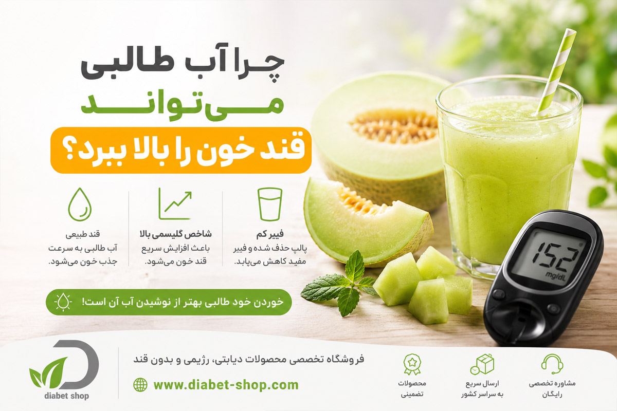 Why can cantaloupe juice raise blood sugar levels