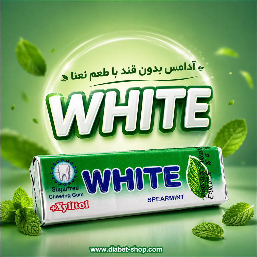White Mint Flavored Sugar Free Gum2