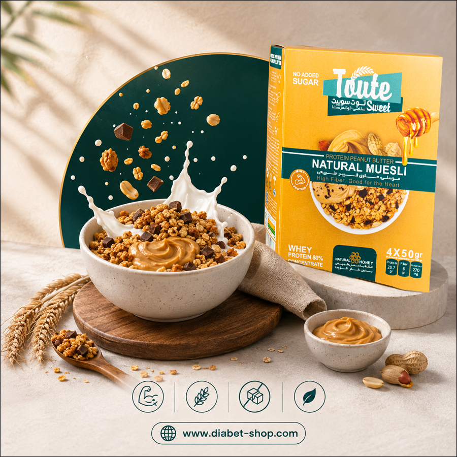 Sweet Berry Peanut Butter Muesli Protein Breakfast Cereal2