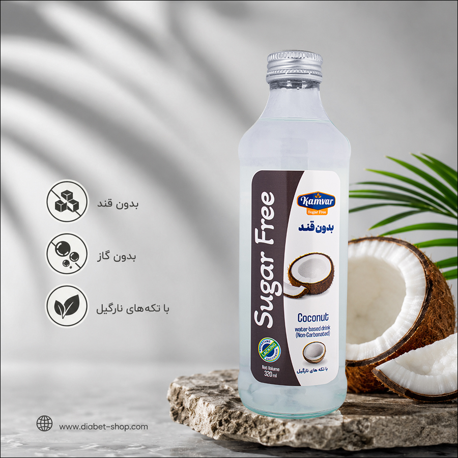 Kamvar Sugar Free Diet Drink with Coconut Pieces2
