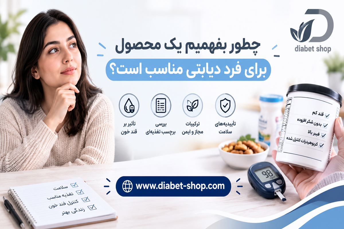 How can we tell if a product is suitable for a person with diabetes2