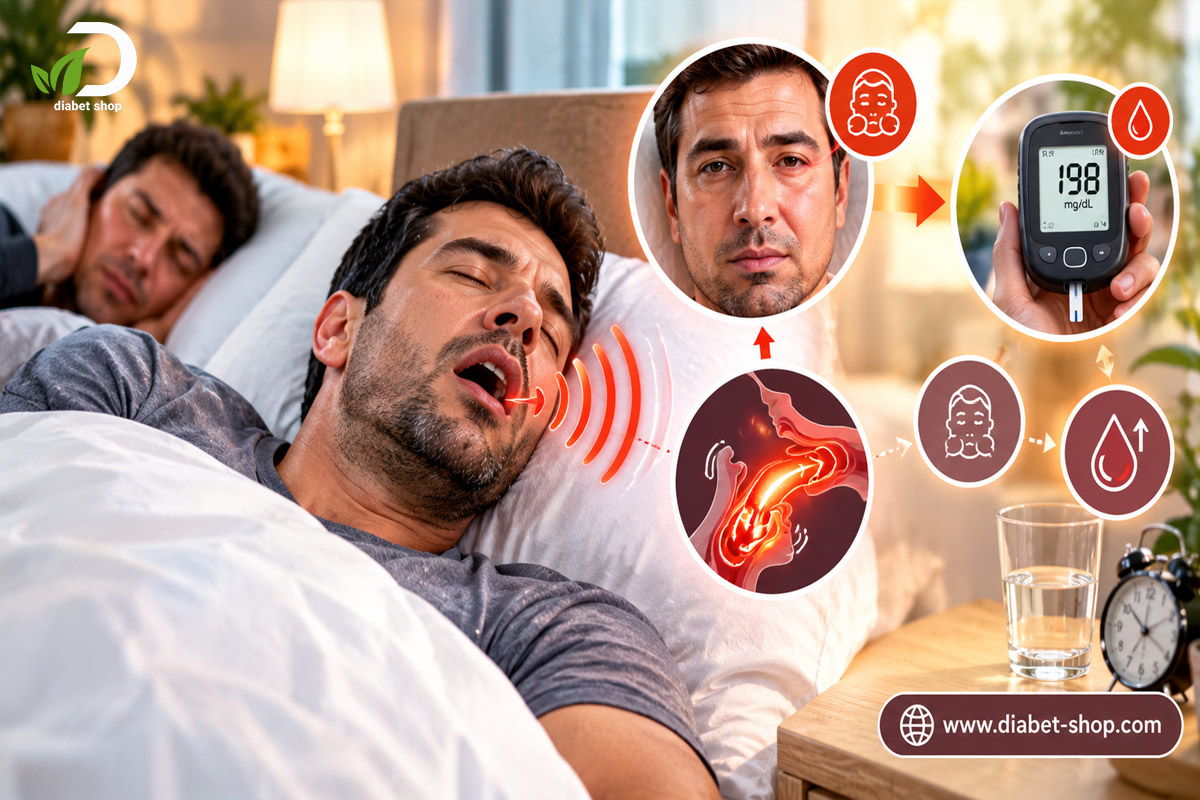 Can excessive snoring cause facial puffiness and persistently high blood sugar2