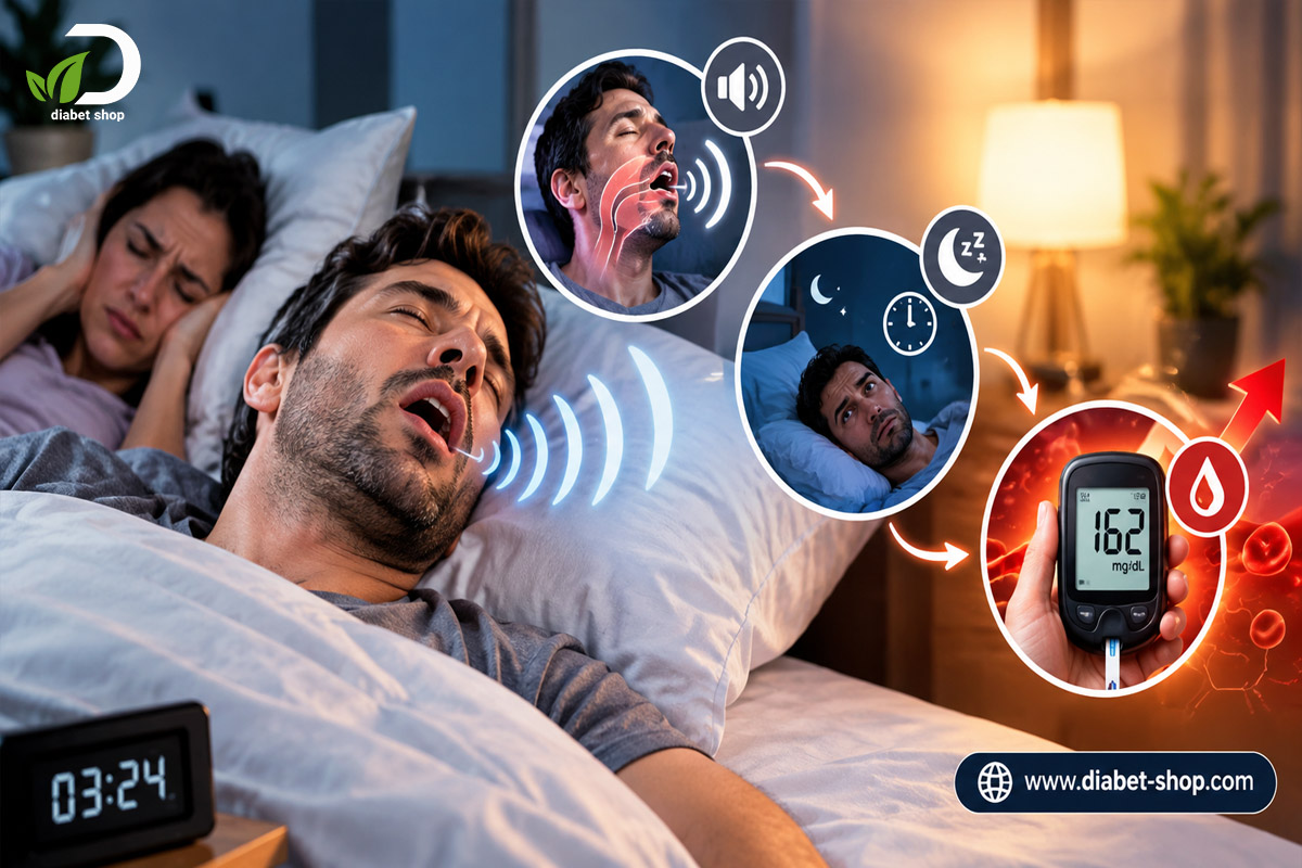 Can excessive snoring cause facial puffiness and persistently high blood sugar4