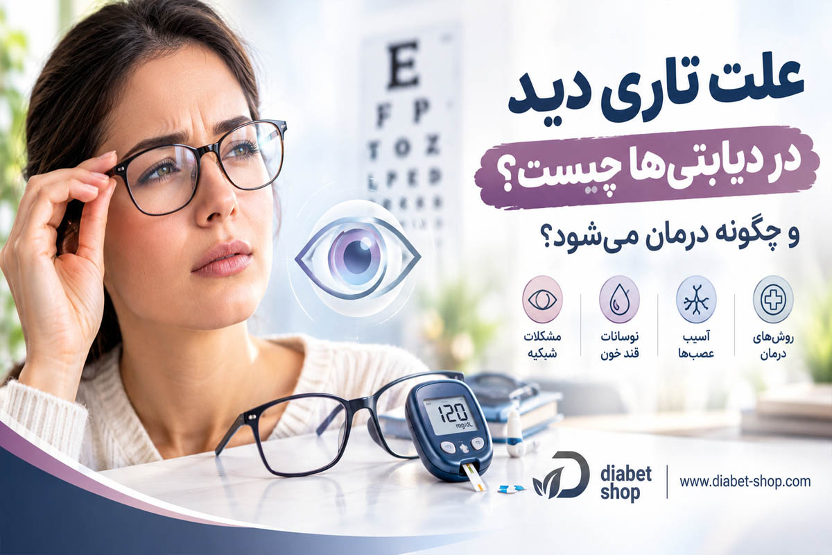 What causes blurred vision in diabetics and how is it treated