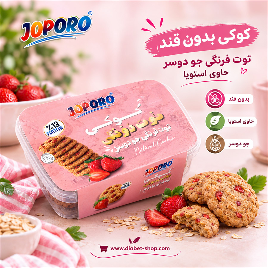 JoPro Sugar Free Strawberry Oat Cookie with Stevia2