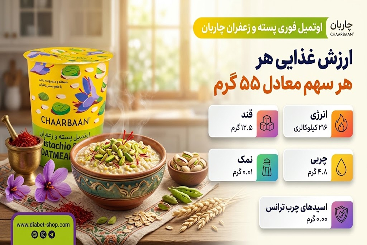 Charban Instant Oatmeal with Pistachio and Saffron3