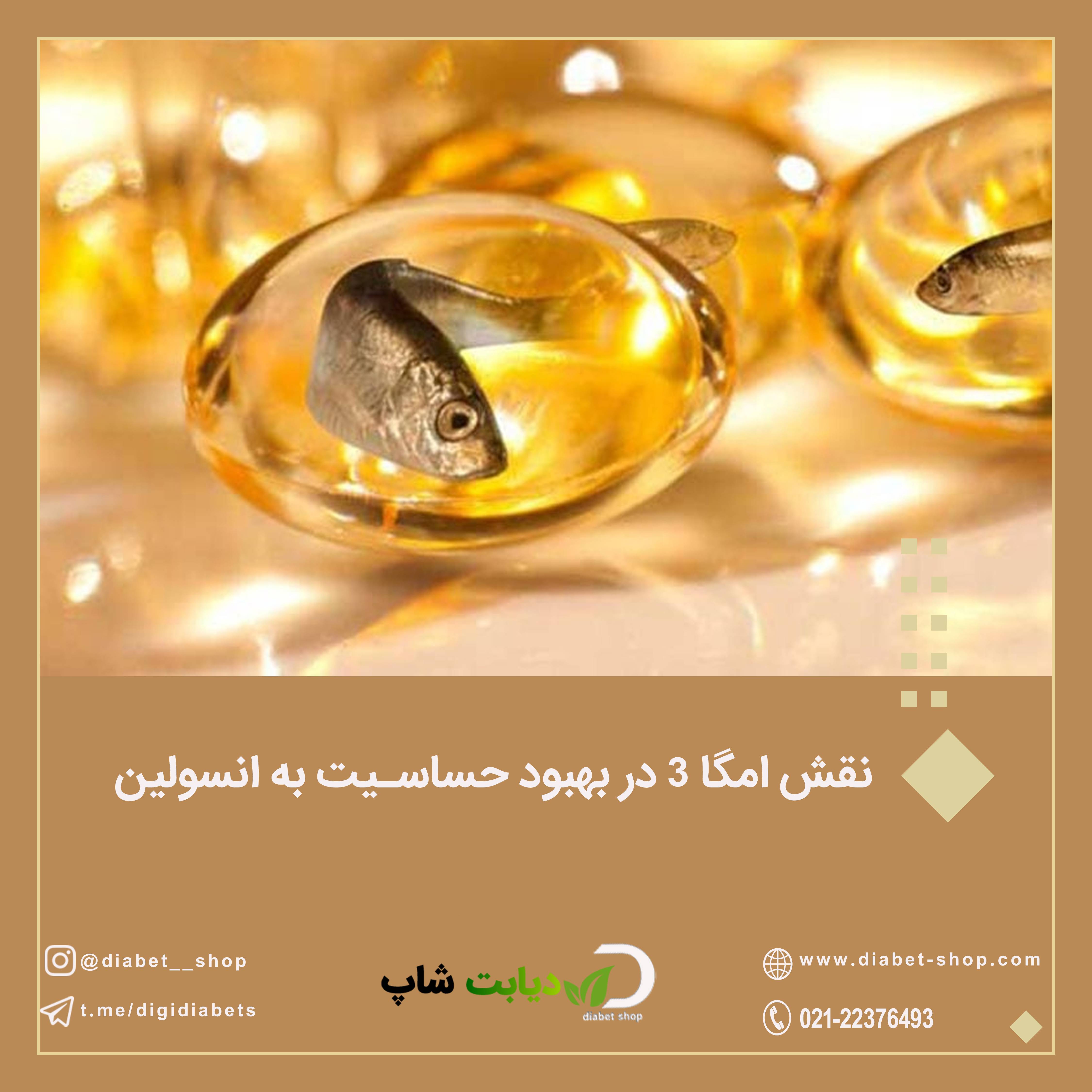 نقش امگا 3 در بهبود حساسیت به انسولین