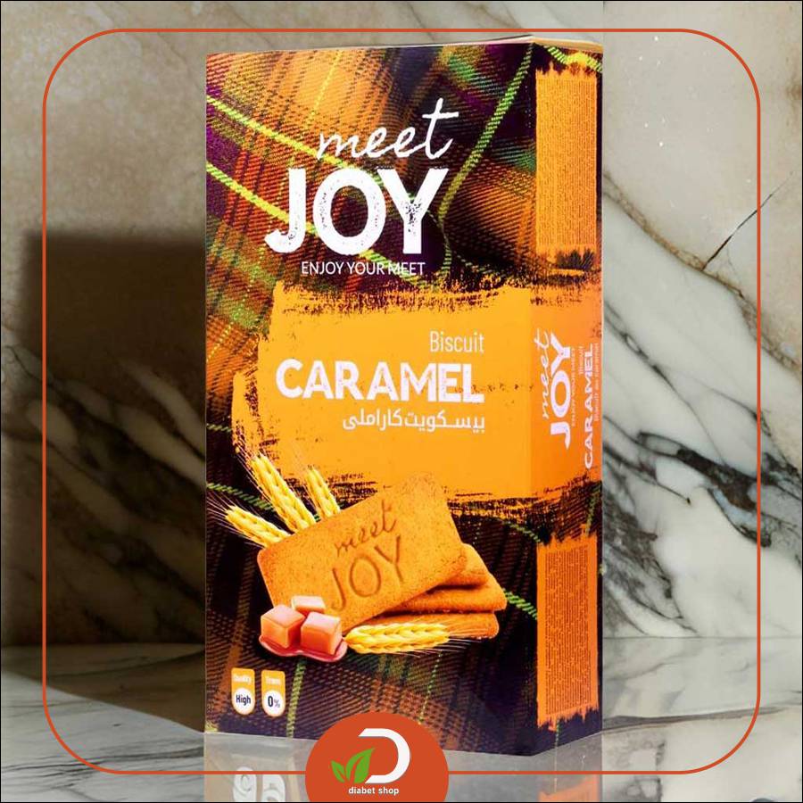 بیسکویت کاراملی میت جوی