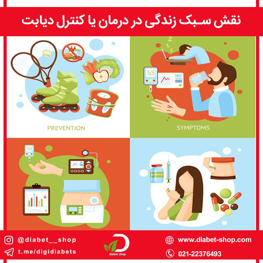 نقش سبک زندگی در درمان یا کنترل دیابت