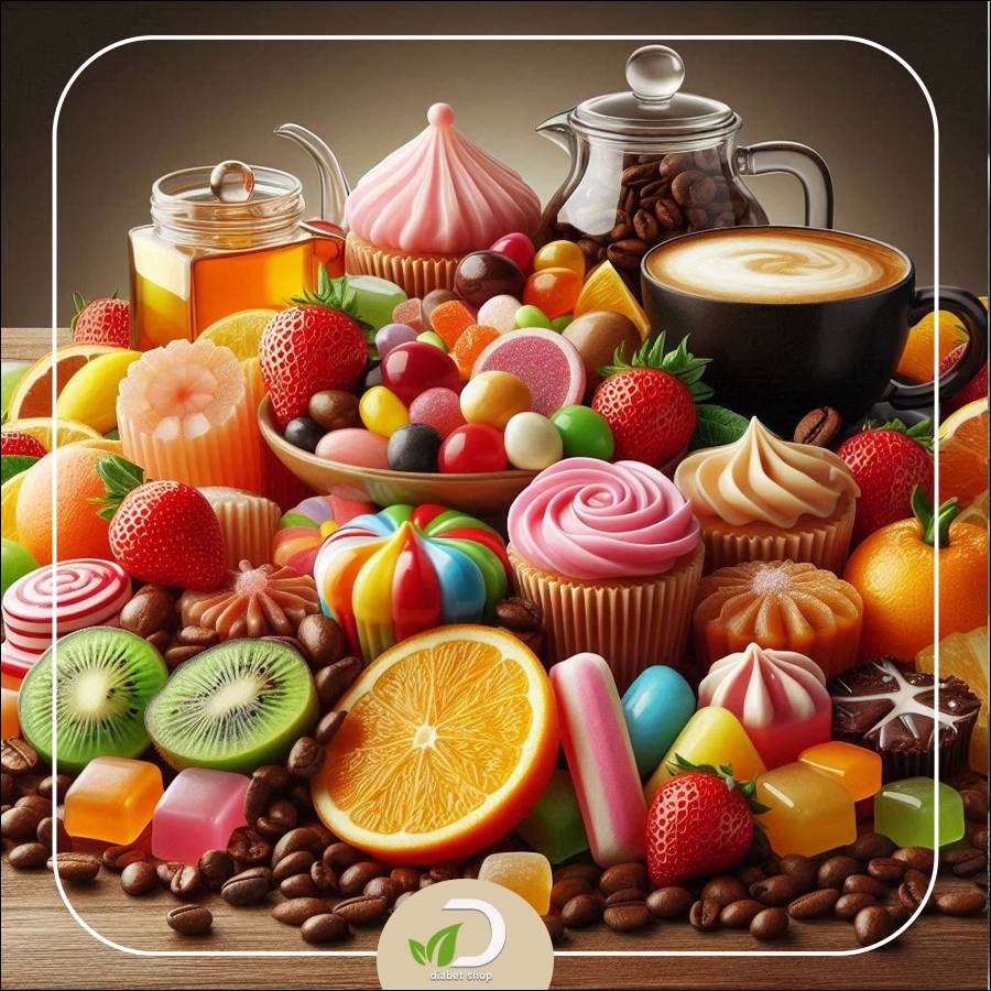 آبنبات استویا بدون قند با طعم میکس میوه‌ ای ترش استویوفیت