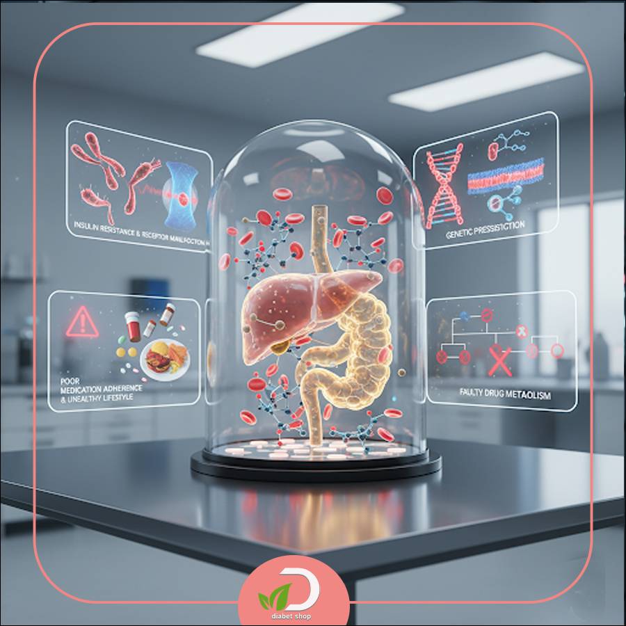 دلایل اصلی بی‌ تأثیر بودن داروی دیابت بر قند خون