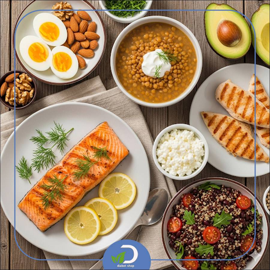 نقش پروتئین در رژیم غذایی افراد دیابتی
