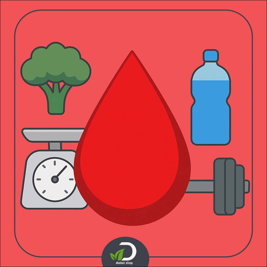 راهکارهای پایین آوردن قند خون بالا