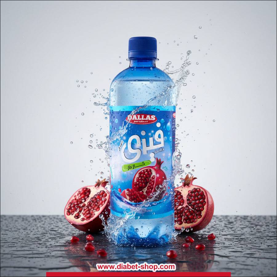 آب گازدار بدون قند با طعم انار دالاس