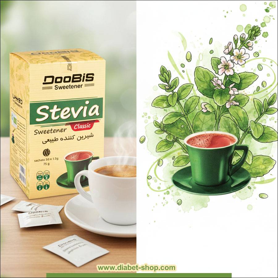 شیرین کننده طبیعی استویا دوبیس