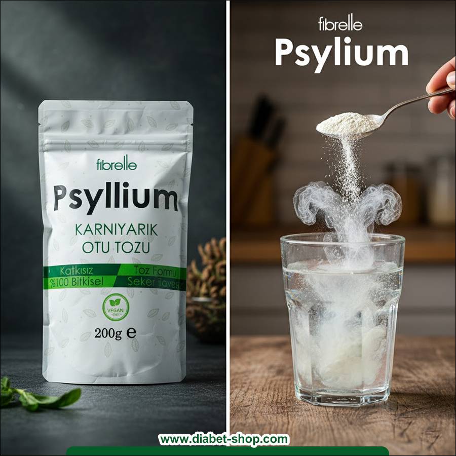 پودر پوسته اسفرزه وگان و بدون قند فیبرله