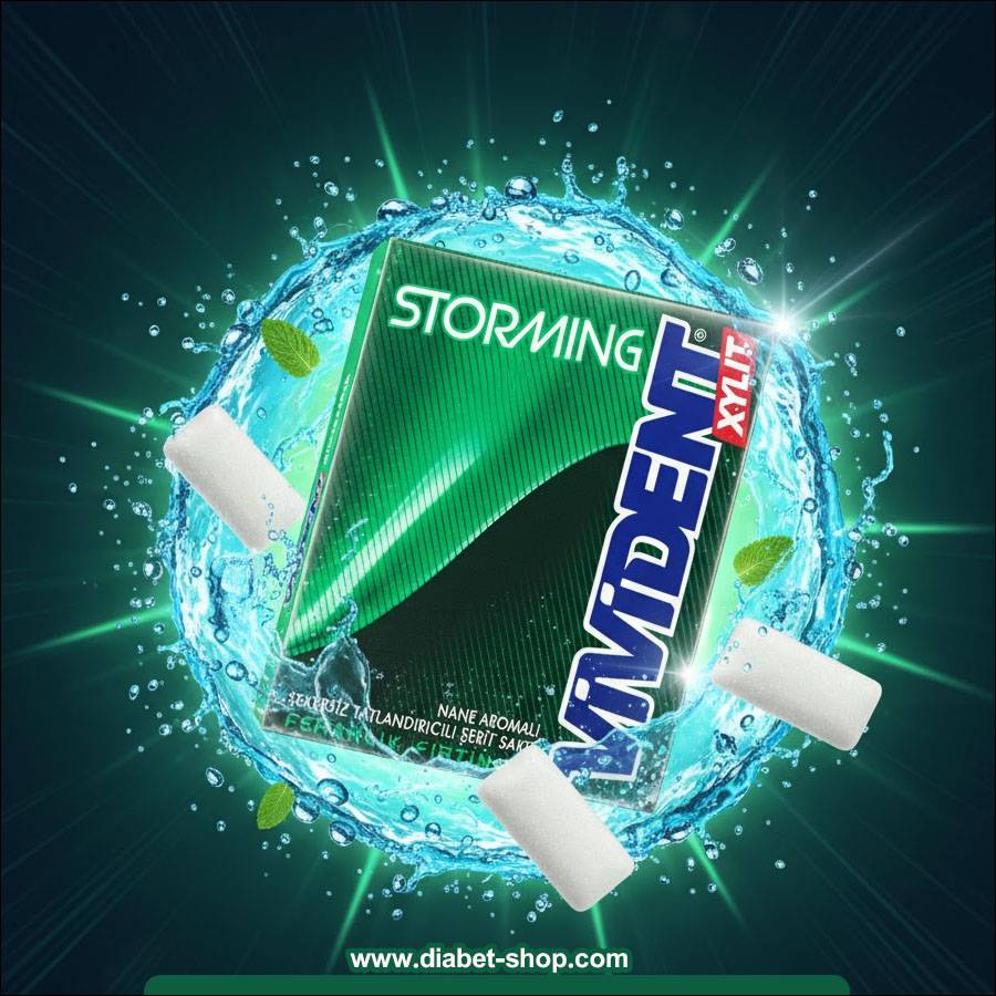 آدامس استورمینگ بدون قند با طعم نعنا ویویدنت