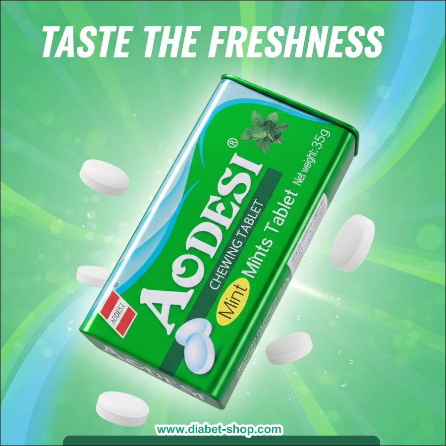 قرص خوشبو کننده دهان بدون قند با طعم نعنا آئودسی