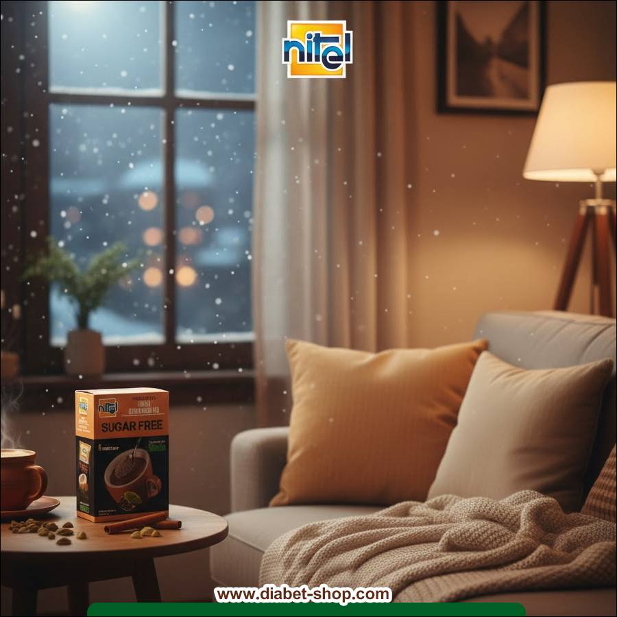 چای کرک هل بدون قند شیرین شده با استویا نیتل