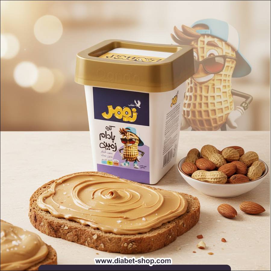 کره بادام ‌زمینی بدون شکر و نمک زومر