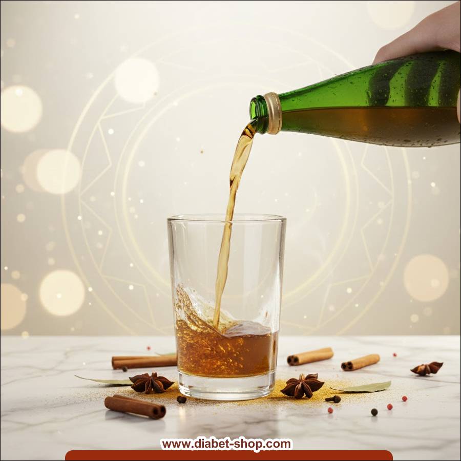 نوشابه گازدار کم‌ کالری تایم‌ لس با طعم ماسالا