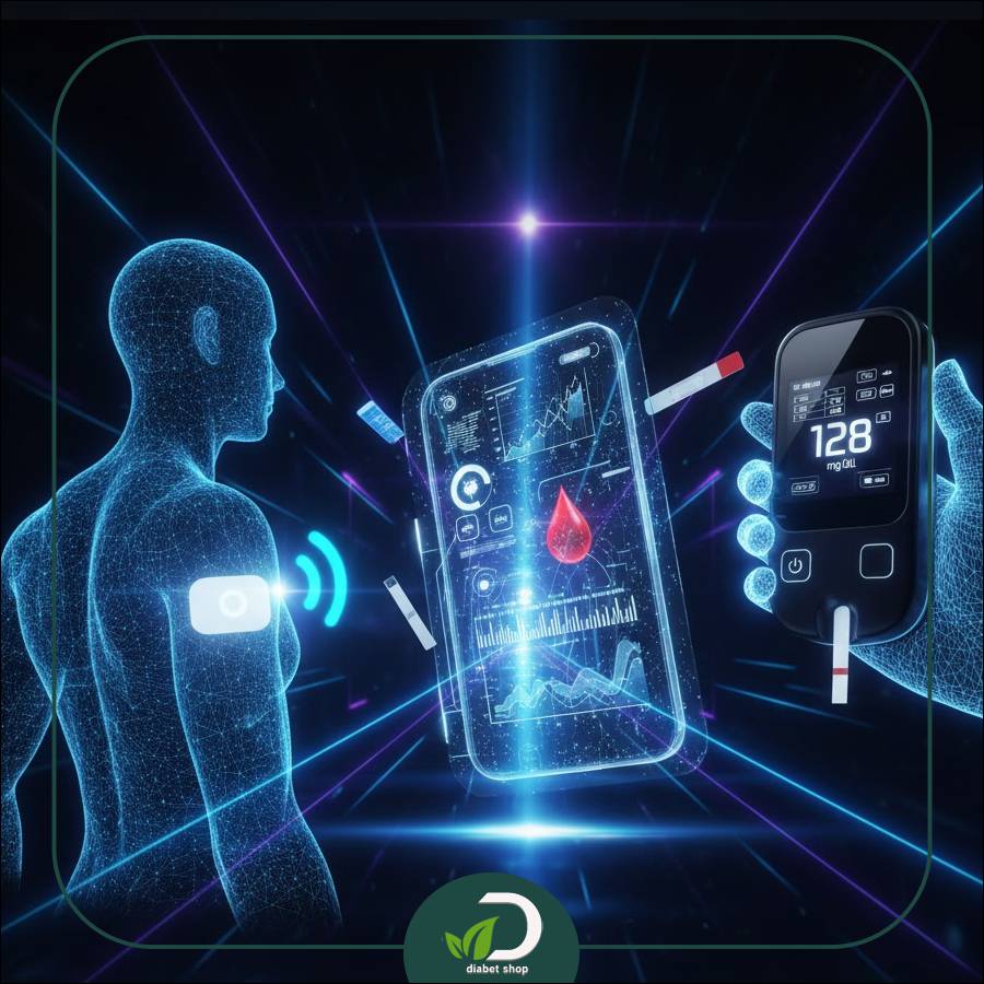 مقایسه کامل  سنسور پایش قند خون (CGM) و گلوکومتر