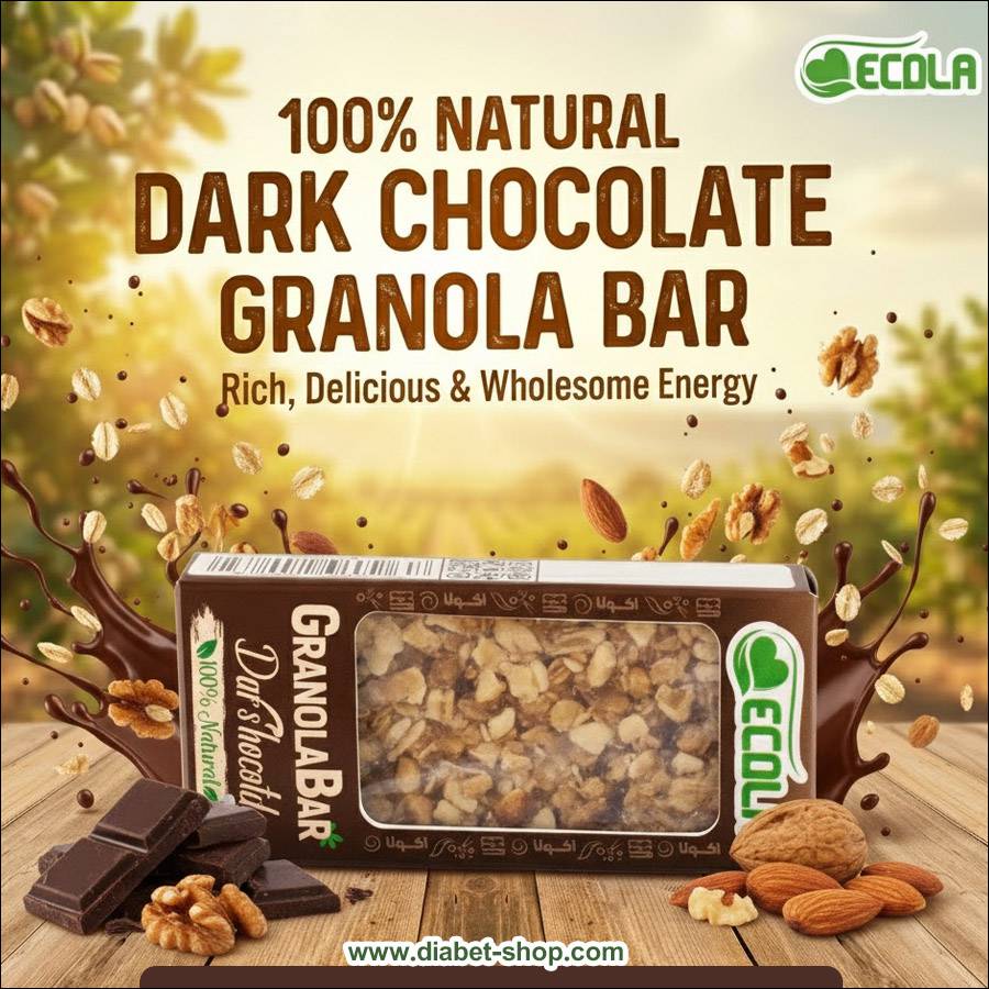 گرانولا بار شکلات تلخ بدون گلوتن اکولا