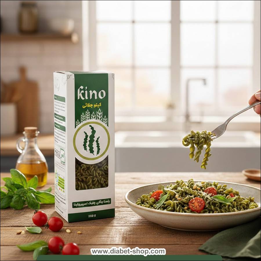 Vegan Spirulina Quinoa Algae Pasta