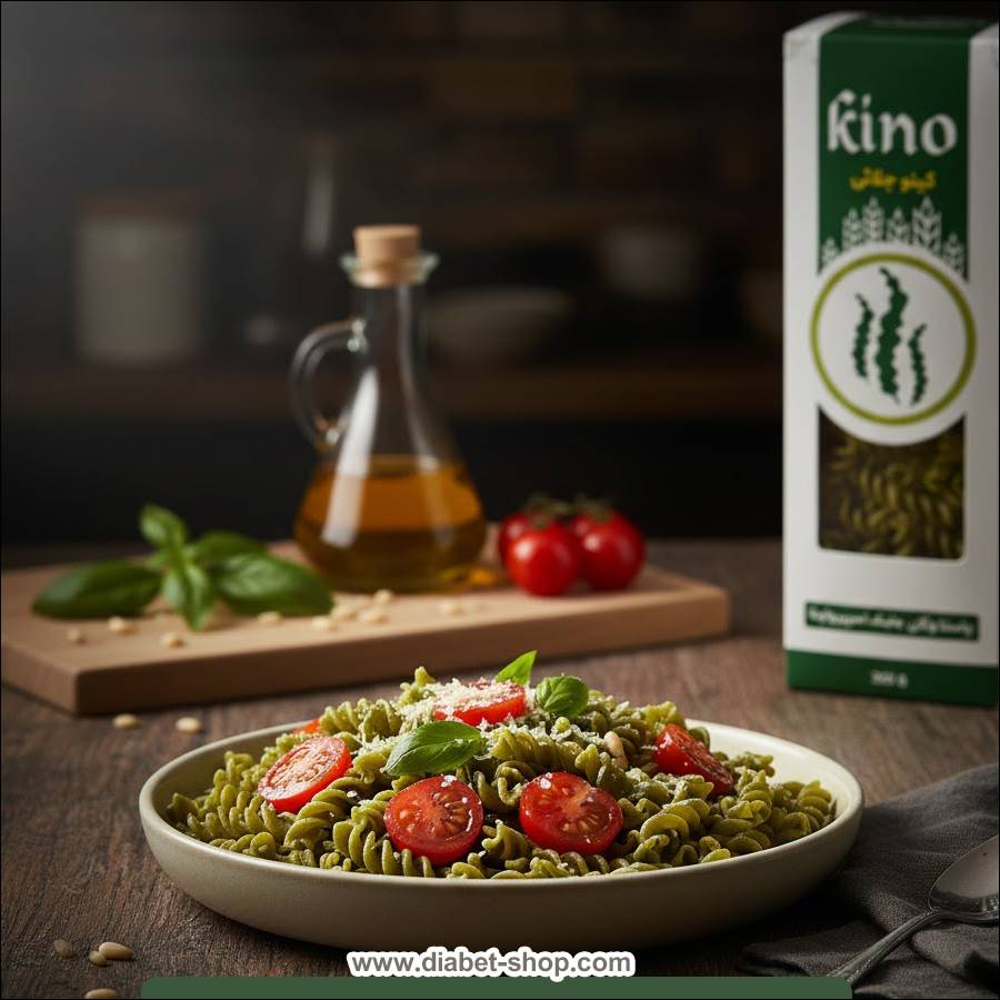 Vegan Spirulina Quinoa Algae Pasta