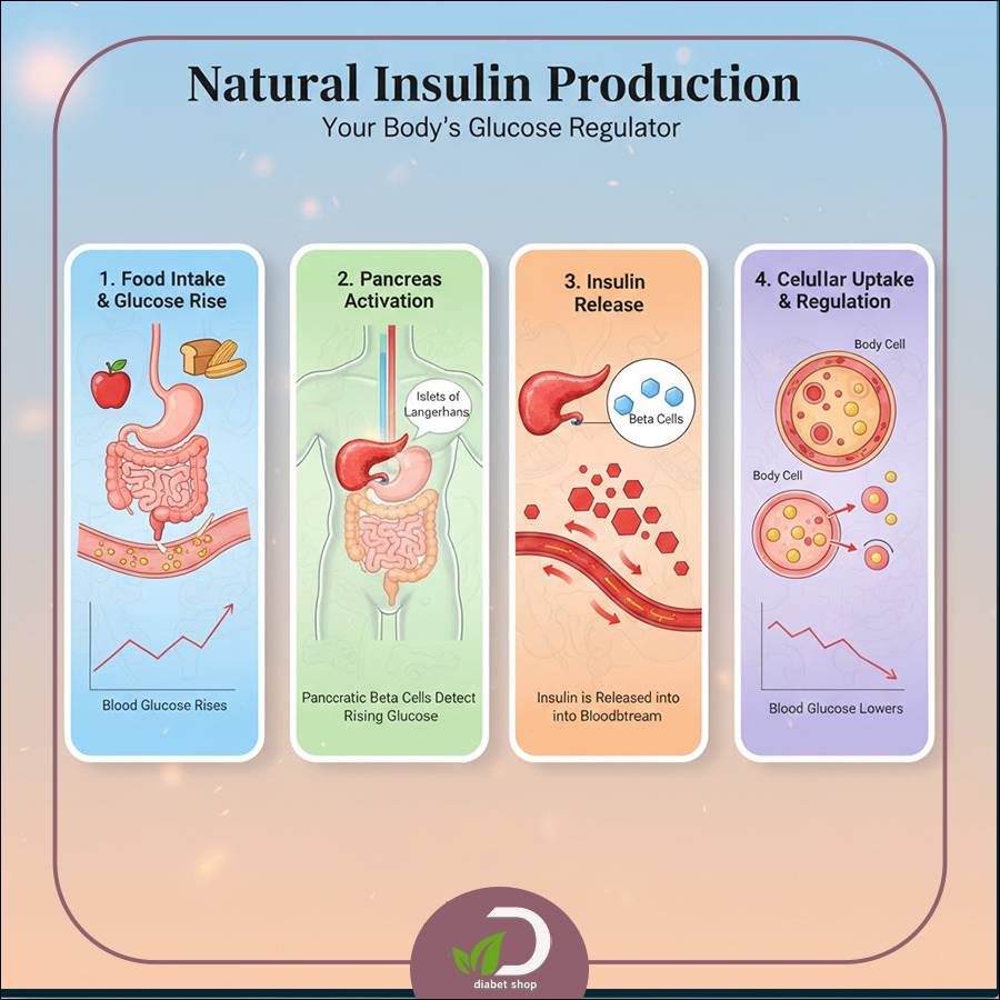 انسولین طبیعی چگونه تولید می‌شود؟