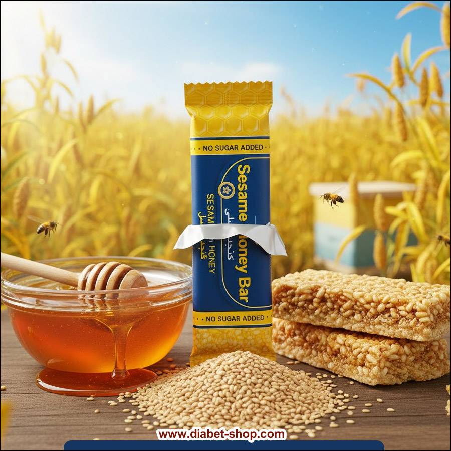 کنجد عسلی دارچینی بدون شکر و گلوتن عقاب