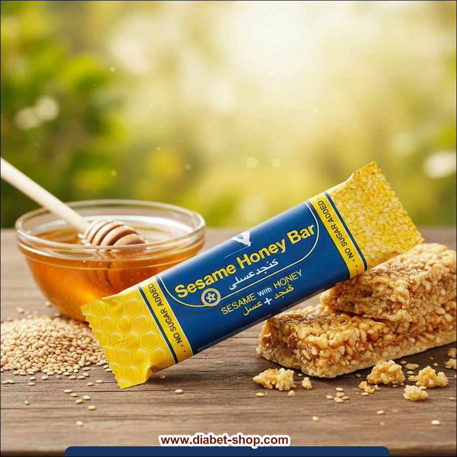 کنجد عسلی دارچینی بدون شکر و گلوتن عقاب