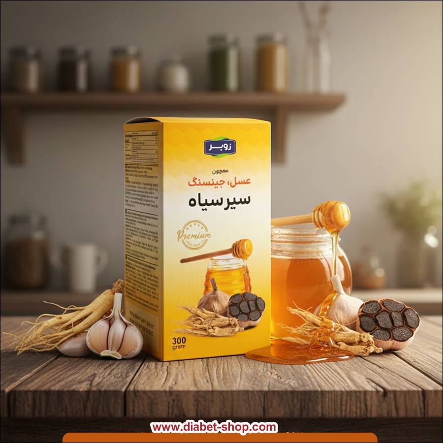 معجون سیر سیاه عسل و جینسنگ زوبر