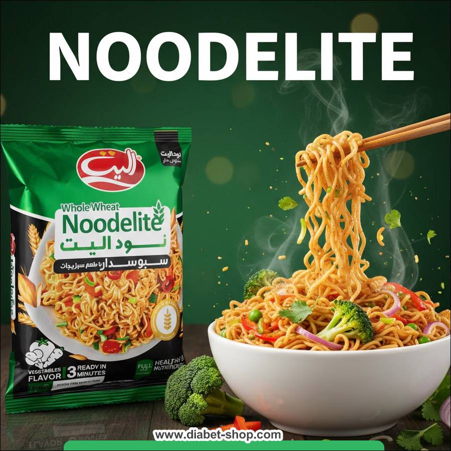 نودل سبوسدار با طعم سبزیجات الیت