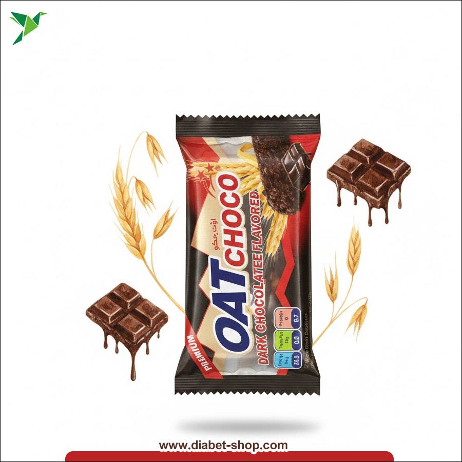 بار غلات رژیمی با طعم شکلات تلخ اوت چوکو