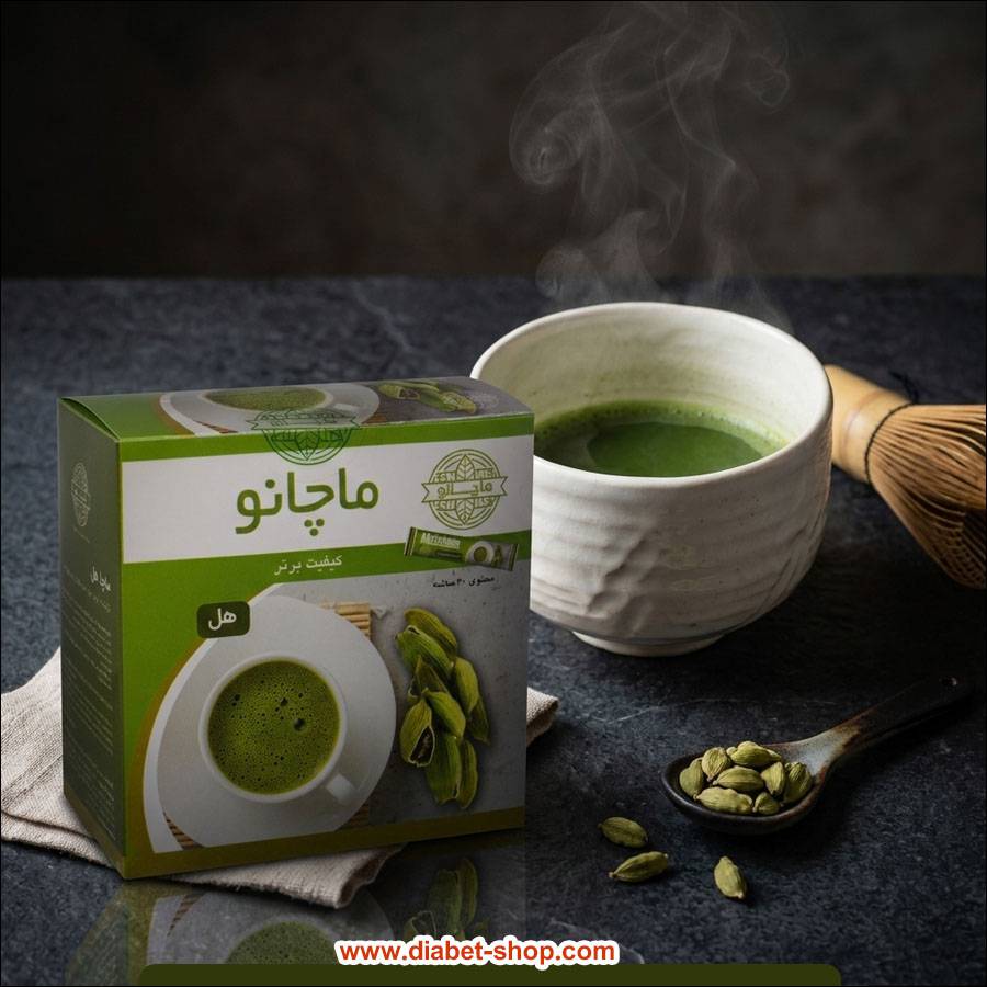 چای ماچا با طعم هل ماچانو