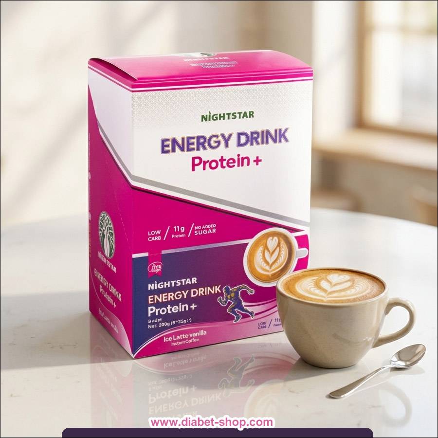 قهوه پروتئین وی بدون شکر نایت استار