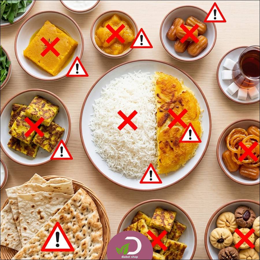 غذاهایی که قند خون را سریع بالا می‌ برند