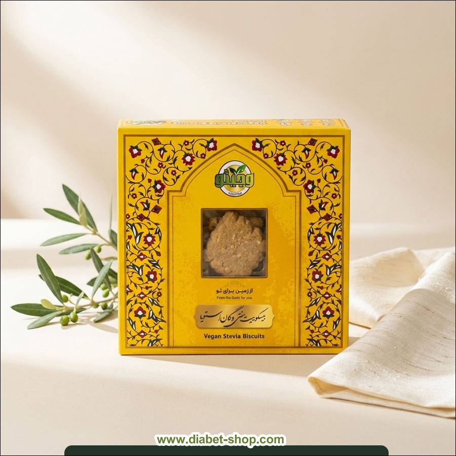 بیسکویت سنتی رژیمی وگان با استویا ماسالا وجیتو