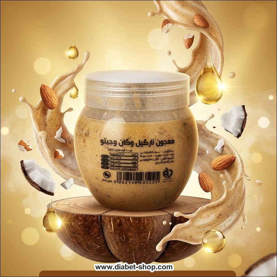 معجون نارگیل وگان و بدون شکر وجیتو