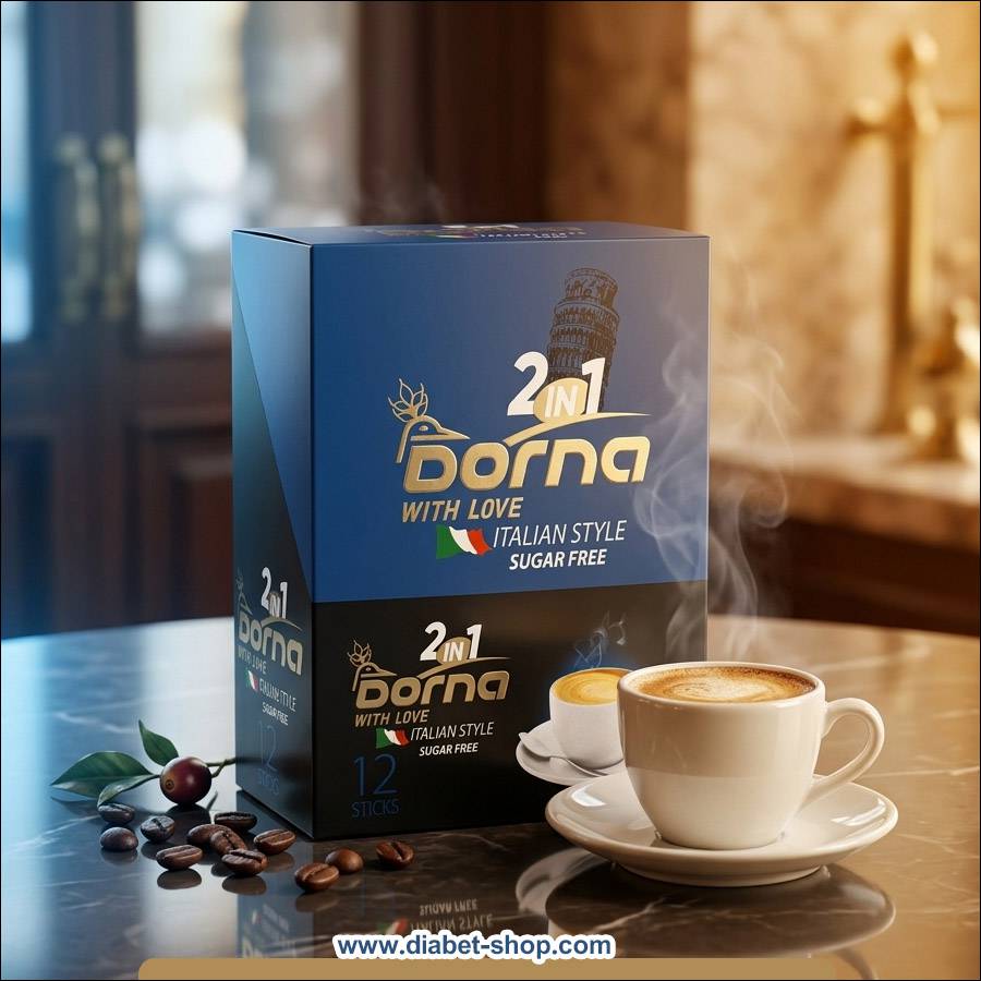 کافی میکس بدون قند ۲ در ۱ درنا