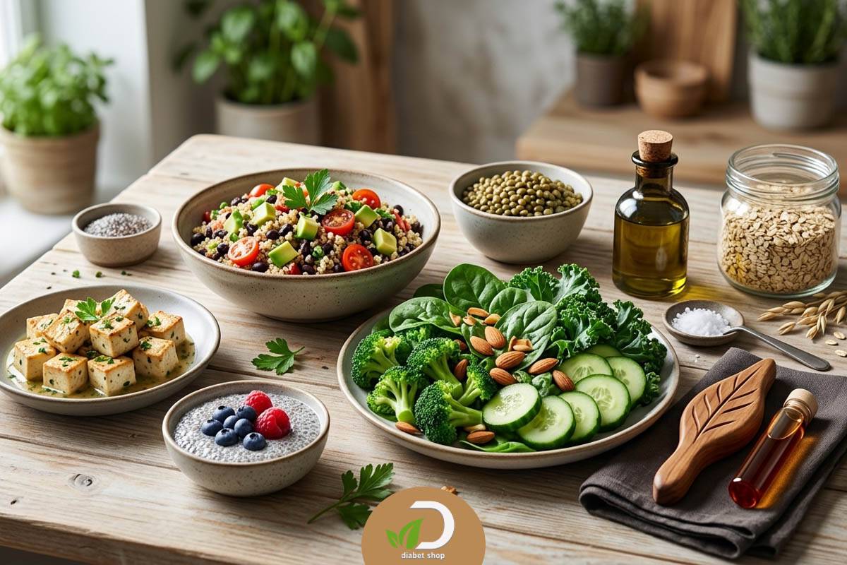 رژیم وگان برای دیابتی‌ ها