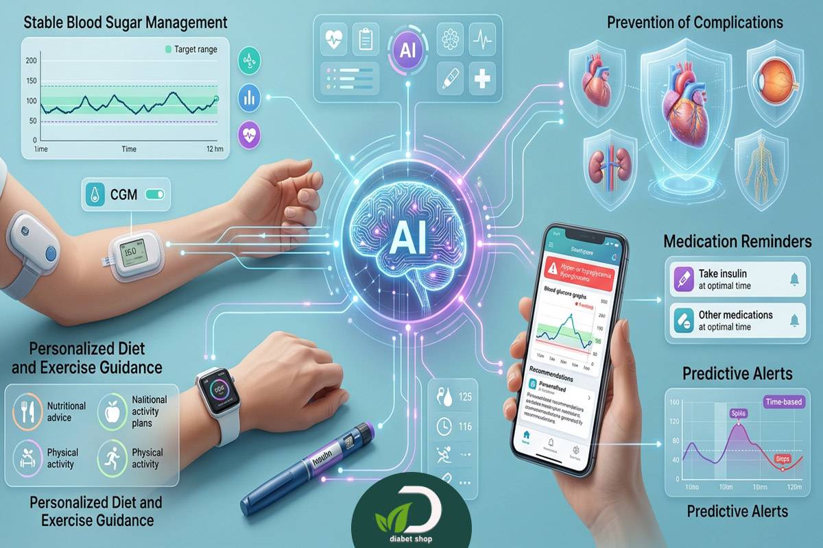 نقش هوش مصنوعی دیابت یار در پیشگیری از عوارض دیابت