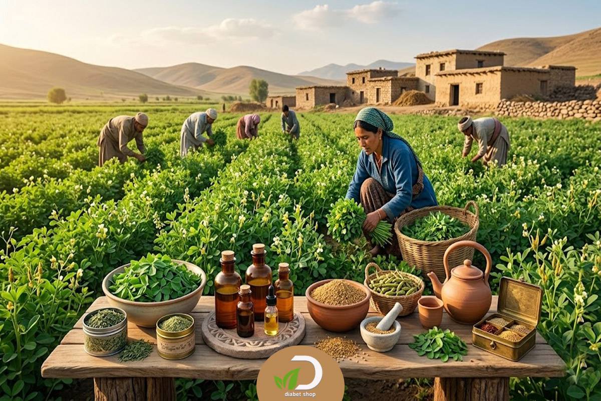 انواع داروهای گیاهی در کنترل دیابت